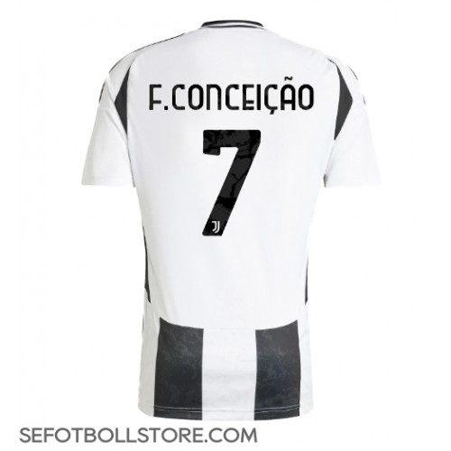 Juventus Francisco Conceicao #7 Replika Hemmatröja 2024-25 Kortärmad